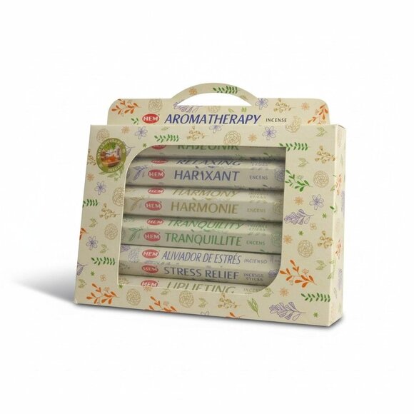 HEM Aromatherapy Incense Gift Set - 6 Relaxation Scents 120 Sticks - New - Picture 5 of 6